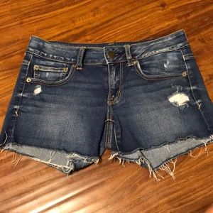 American eagle midi shorts